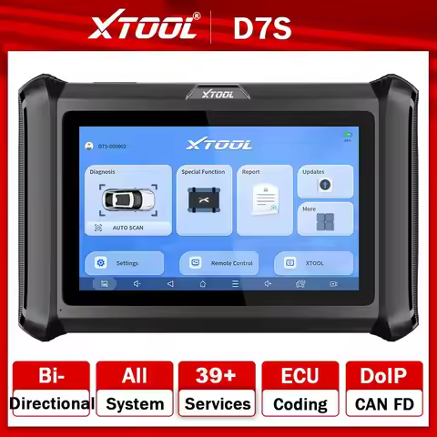 XTOOL D7S All OBDII Systems Car Diagnostic Tools 39+ Special Automotive Scanner Built-in CANFD DOIP