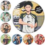 58mm Haikyuu Pin – Keiji Akaashi & Top Players | Dynamic Match Style Design | Volleyball Anime Theme