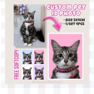 [NEW] Custom Pet ID Photo Pets ID Passport Photo for Cat Dog Printing Service