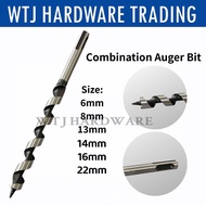 SDS Combination Shank Wood Auger Bit / Mata Drill Kayu -6MM | 8MM |10MM |13MM | 14MM | 16MM | 22MM |
