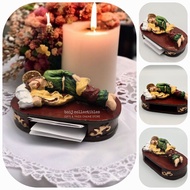 Sleeping Joseph Intercessory Handcrafted Mini Figurine - With Petition Holder - LxWxH: 3.9x2.2x2"