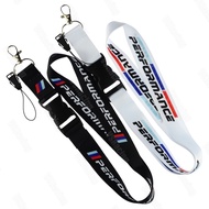 JDM Style BMW M Performance Car Mod Logo Cellphone Lanyard Keychain ID Holder Accessories - Fits BMW