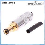 EliteScope 1 chiếc giắc cắm điện DC mạ đồng vàng 5.5x2.5 5.5x2.1 đầu nối đực