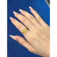 Yours Jewel 916 Gold Butterfly Ring