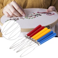 [Ganlitong] 6PCs Wire Loop Button Hook Zipper Pull Assist Tool DIY Accessories Sewing Embroidery Too