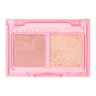 4U2 FOR YOU TOO EYESHADOW 2 Shades In One Case