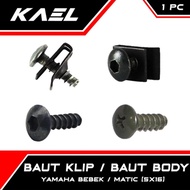 1 PC Body Clip Bolt Yamaha Matic Bebek Mio Sporty Smile M3 ZS 5 TL Soul GT 115 125 X Ride Jupiter MX