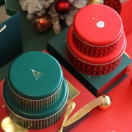 [Christmas Tinplate Box] Christmas Cookie Packaging Box Tin Box Biscuit Box Chocolate Packaging Empt