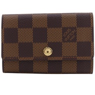 LOUIS VUITTONMulticles 6 鑰匙包 N62630 Damier 帆布 2001 棕色 CT0091 按扣 男女通用 [二手]