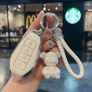 Suitable for 2026 DENZA Z9GT Key Case Z9GT EV Car Key Case Metal Buckle Key Case
