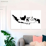 Hiasan Dinding Gambar Peta Indonesia pajangan ruang tamu dekorasi