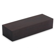lifesun1-MY Black Ebony Wood Lumber Blank 12x4x2.5cm Timber Handle Plate Fine Grain Smooth DIY Mater
