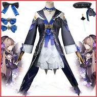 Game Honkai: Star Rail Herta Cosplay Outfit - Women's Coat & Hat