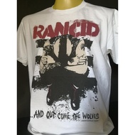 เสื้อวงนำเข้า Rancid And Out Come the Wolves Green Day NOFX Bad Religion Punk Rock Retro Vintage Style ส่ง เปล่า