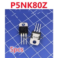 5pcs P5NK80Z STP5NK80Z transistor welding TO-220 800V 4.3A,guaranteed quality
