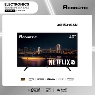 Aconatic ทีวี 40 นิ้ว LED FHD Netflix TV รุ่น 40HS410AN Smart TV  สมาร์ททีวี As the Picture One