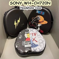 【Trend Front】For SONY WH-CH720N Headphone Case Cartoon Innovative PatternHeadset Earpads Storage Bag
