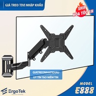 ErgoTek E888 34 - 55 Inch Height Lifting TV Mount - Multifunctional TV Mounting Arm Frame [Same as N