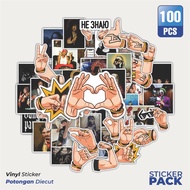 100 PCS Vk Adrenaline Rush Waterproof Aesthetic Stickers - For Laptops, Motorcycles, and Helmets - P