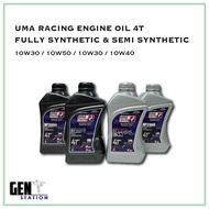 UMA RACING ENGINE OIL 4T FULLY SYNTHETIC & SEMI SYNTHETIC 10W30/10W50/10W30/10W40