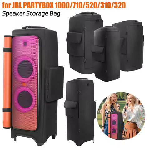 Speaker Storage Bag for JBL PARTYBOX 1000/710/520/310/320 Speaker Dust Cover for Outdoor Travel Bag 