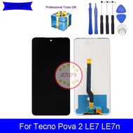 LCD Touch Screen for Tecno Pova 2 LE7 LE7n front lcd   replacement parts