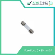 Small 5 x 20mm 5A Glass Fuse