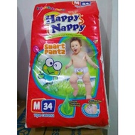 Package 2 Ball Pampers Pempes Happy Nappy Pants M34/XL26 - Happy Nappy Pants