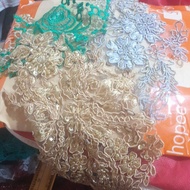 Headpiece H201, inner, beautiful cornelli brocade 201