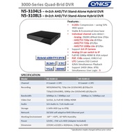 Cynics N5-3108LS 8ch Multi-format CCTV DVR