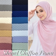 SHAWL FIONA CHIFOON NEW DESIGN iron-less Shawl Chiffon