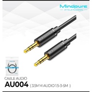 Audio Cable MINDPURE Aux 3.5mm to 2 RCA (1-2) & RCA to RCA (2-2) High Quality