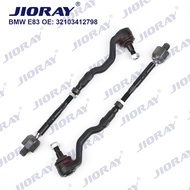JIORAY Pair Front Steering Tie Rod Head Assembly For BMW X3 Series E83 2.0i 2.5i 3.0d 3.0i xDrive 20
