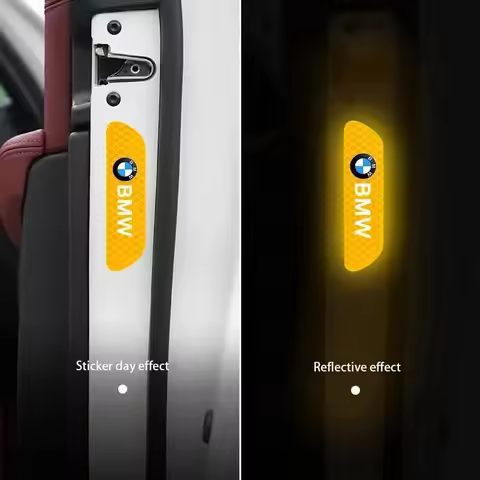 Car Door Reflective Sticker Night Light Warning Decal For BMW X1 X2 X3 X5 X4 X6 X7 F40 F30 F20 F10 F