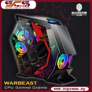 CPU Gaming Casing Double Side Transparent Gaming Case Glass/ PC CASING / PC CASE