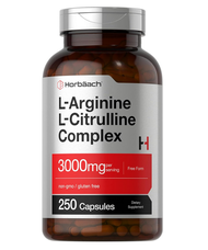 Horbäach L-Arginine L-Citrulline Complex 3000mg 250 Capsules