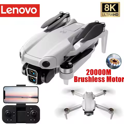 Lenovo A888 Pro Drone Professional 4K Dual Camera 5G WIFI Remote Control with screen Brushless Motor