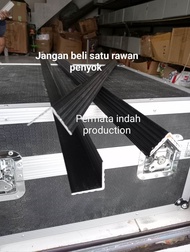 LIST ALUMINIUM L HITAM  1 METER LIST SIKU HARDCASE BAHAN TEBAL KUALITAS TERBAIK LIST SIKU L