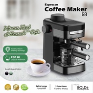 MESIN BOLDE Espresso Coffee Maker G8 Coffee Machine Espresso Coffee Machine with Foam Stick