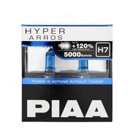 PIAA Hyper Arros 5000K Head Lamp Light Spot Light Halogen Bulb (H7)