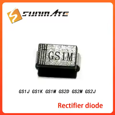 50PCS GS1J GS1K GS1M GS2D GS2M GS2J SMA(DO-214AC) Rectifier diode