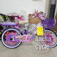 Sepeda Anak Perempuan Cewek Roda Empat Mini United Joyfull 20 Murah