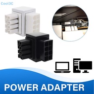 Cool3C ATX 8Pin Female 90 Degree Angled To 8 Pin Male Power Adapter GPU Power Steering Connector For Graphics Video Card GPU HOT
