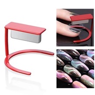 U-Shaped Bracket Cat Eye Magnetic Nail Polish Holder, Cat Eye Magnetic Nail Rack, Multi-Functional S