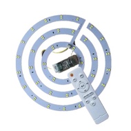 LED吸頂燈改造燈板燈條雙色三色無極調光圓形環形燈管5730燈帶