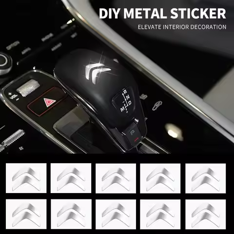 3D Metal Car Emblem Logo Decorative Stickers Badge Decal For Citroen C4 C3 C5 C1 C2 DS3 DS5 Berlingo