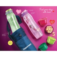 Tupperware Slim Eco Bottle 1L without Strap / Drinking Bottles 1.0L / 1000ml / Flip top / Jollitup