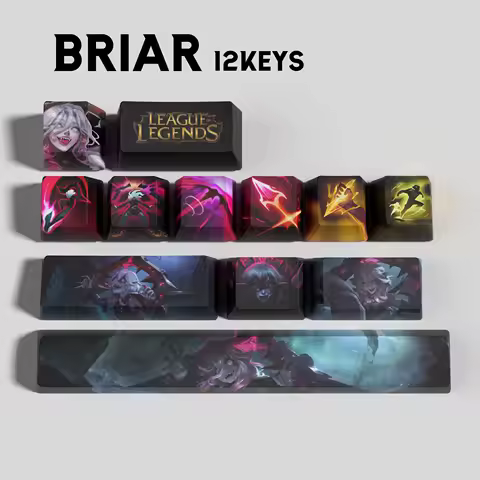 Briar keycaps League of Legends keycaps game keycaps OEM Profile 12keys PBT dye sub keycaps