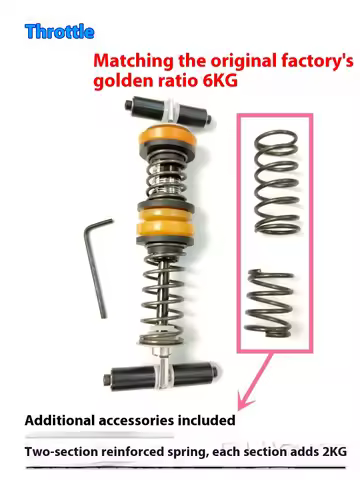 Simulated Racing Game Modification Pedal Clutch Throttle Brake Hydraulic Spring Damper Mod Kit For F