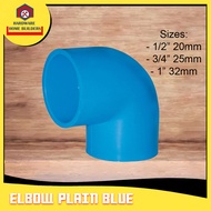 PVC ELBOW PLAIN BLUE ELBOW SIZES (1/2"-3/4"-1")/PVC BLUE PIPE FITTINGS